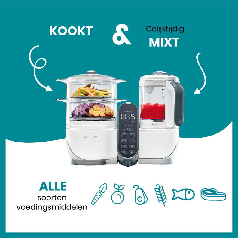 Babymoov Nutribaby(+) stoomkoker en blender loft white wehkamp
