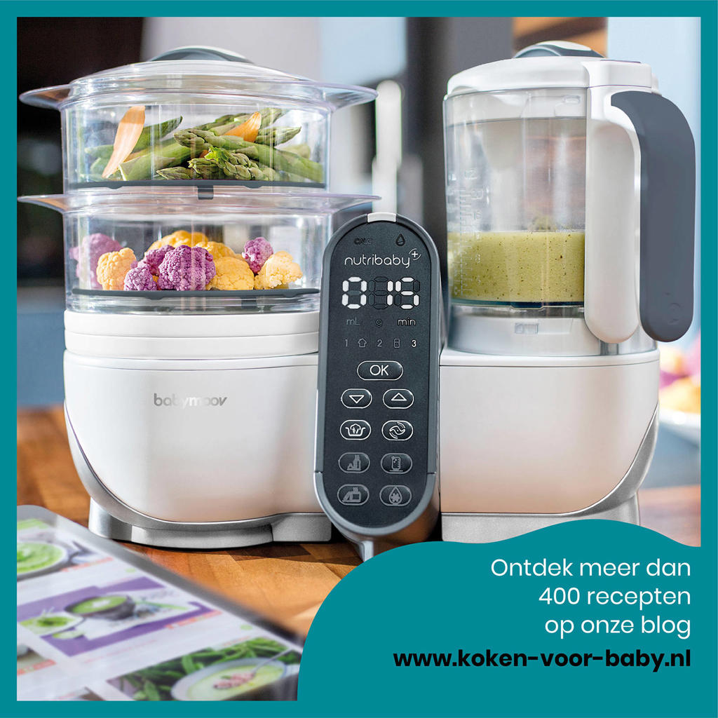 Babymoov Nutribaby(+) stoomkoker en blender loft white wehkamp