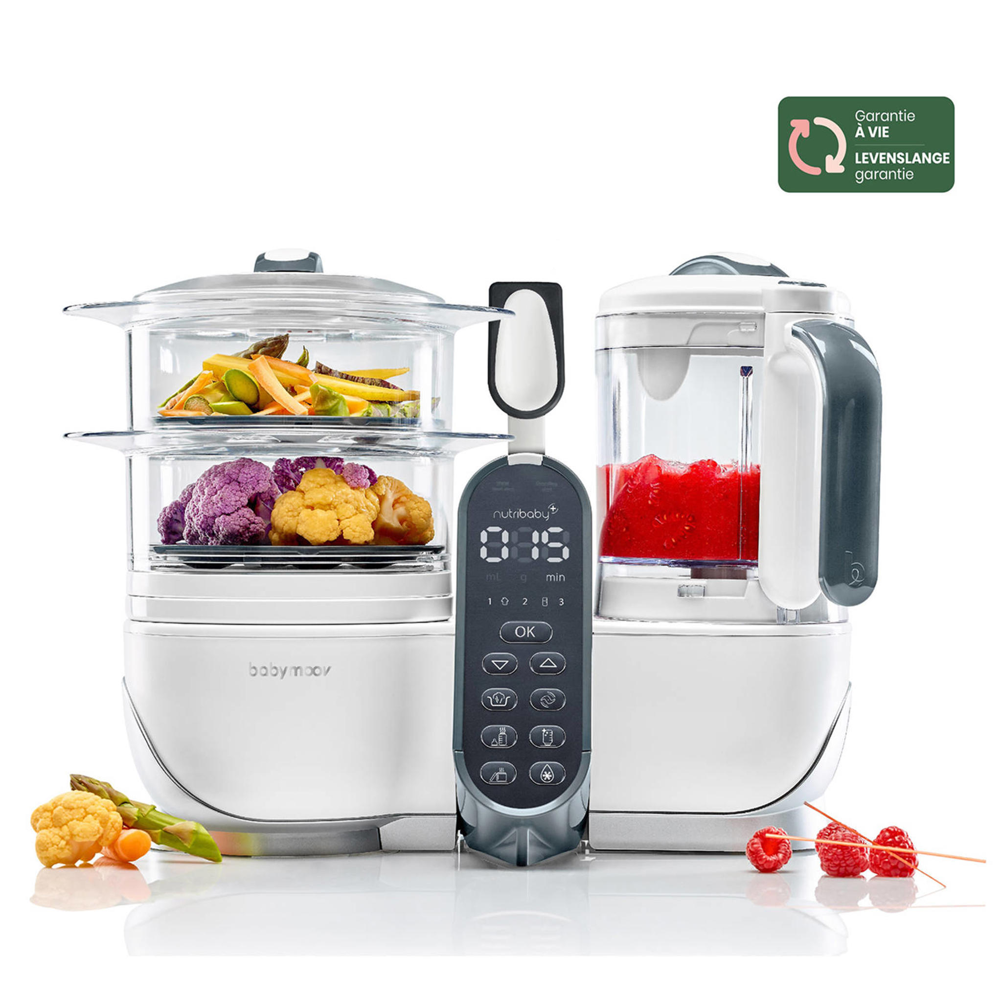 Babymoov Nutribaby(+) stoomkoker en blender loft white wehkamp
