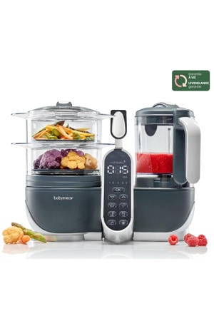 Nutribaby(+) stoomkoker en blender industrial grey