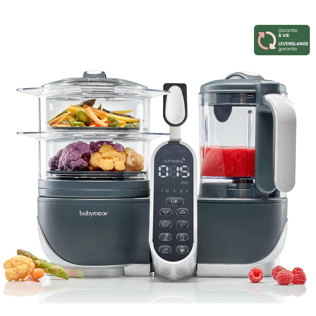 Babymoov Nutribaby(+) stoomkoker en blender industrial grey wehkamp