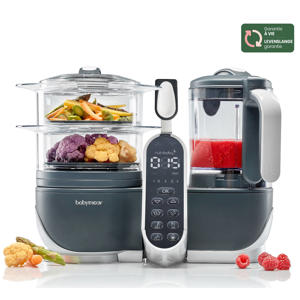 Nutribaby(+) stoomkoker en blender industrial grey