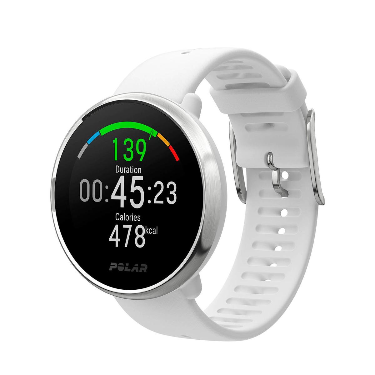 Polar Ignite fitness- en sporthorloge wit M/L wehkamp