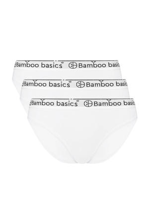 slip Yara met bamboe (set van 3) wit