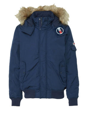 winterjas blauw