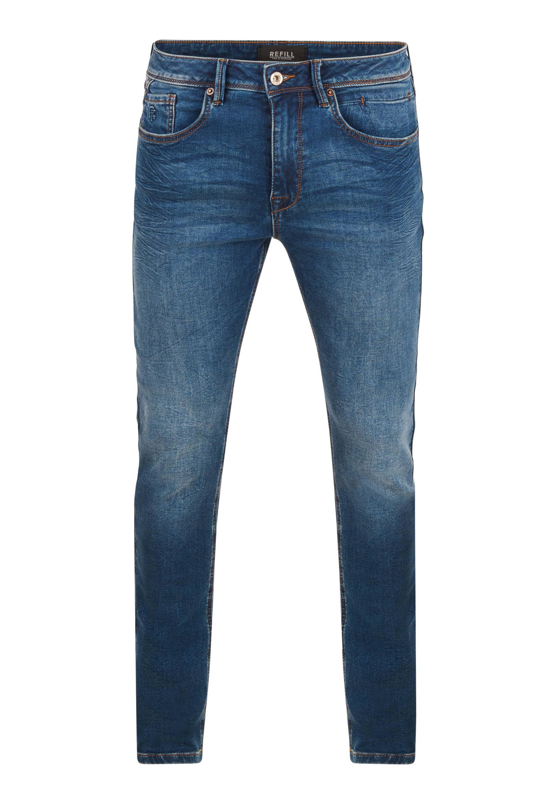 Shoeby Refill slim fit jeans Lucas Gym DARKDENIM | wehkamp