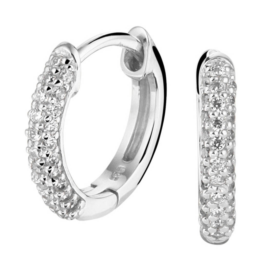 Selected Jewels zilveren oorbellen SJSS19082, Zilverkleurig