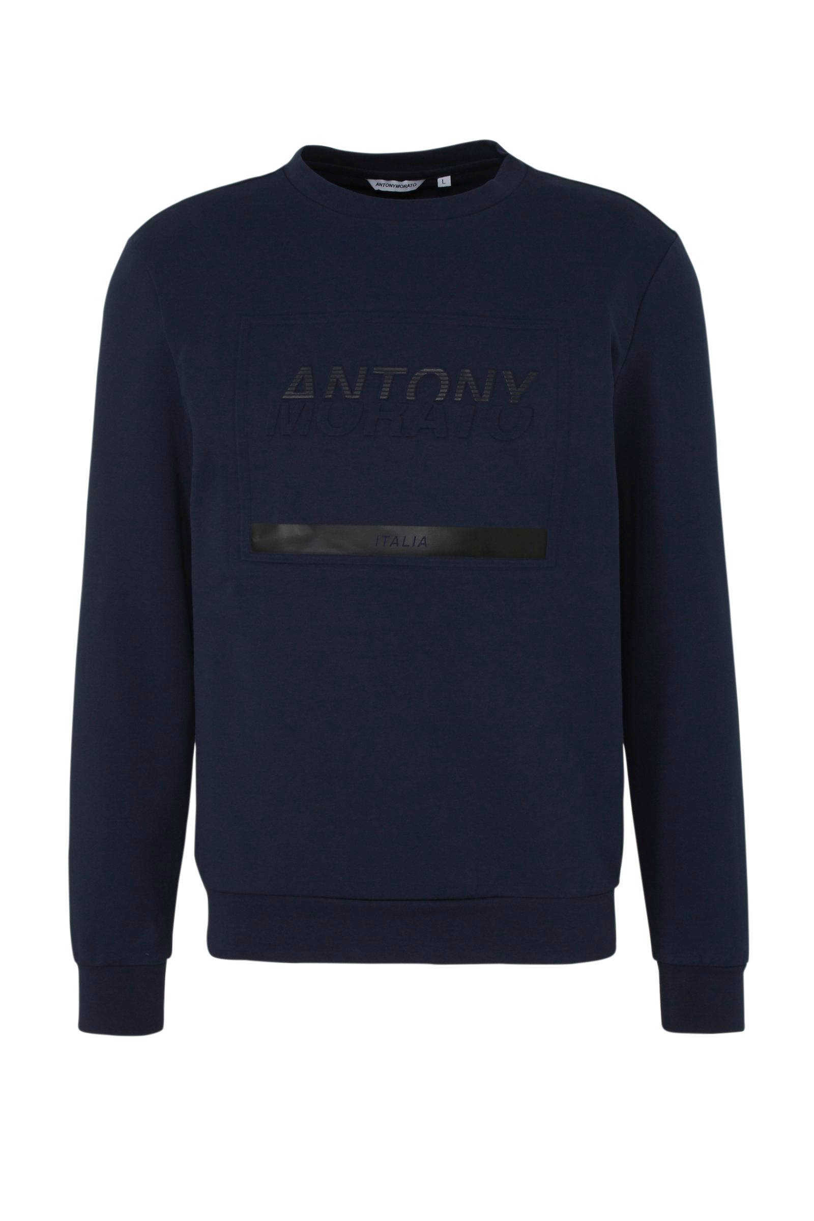 Antony Morato sweater met printopdruk donkerblauw | wehkamp Antony Morato sweater met printopdruk donkerblauw | wehkamp