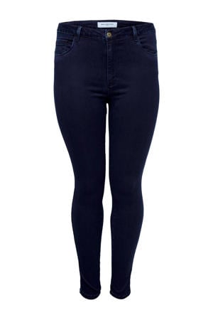 high waist skinny jeans CARAUGUSTA dark blue denim