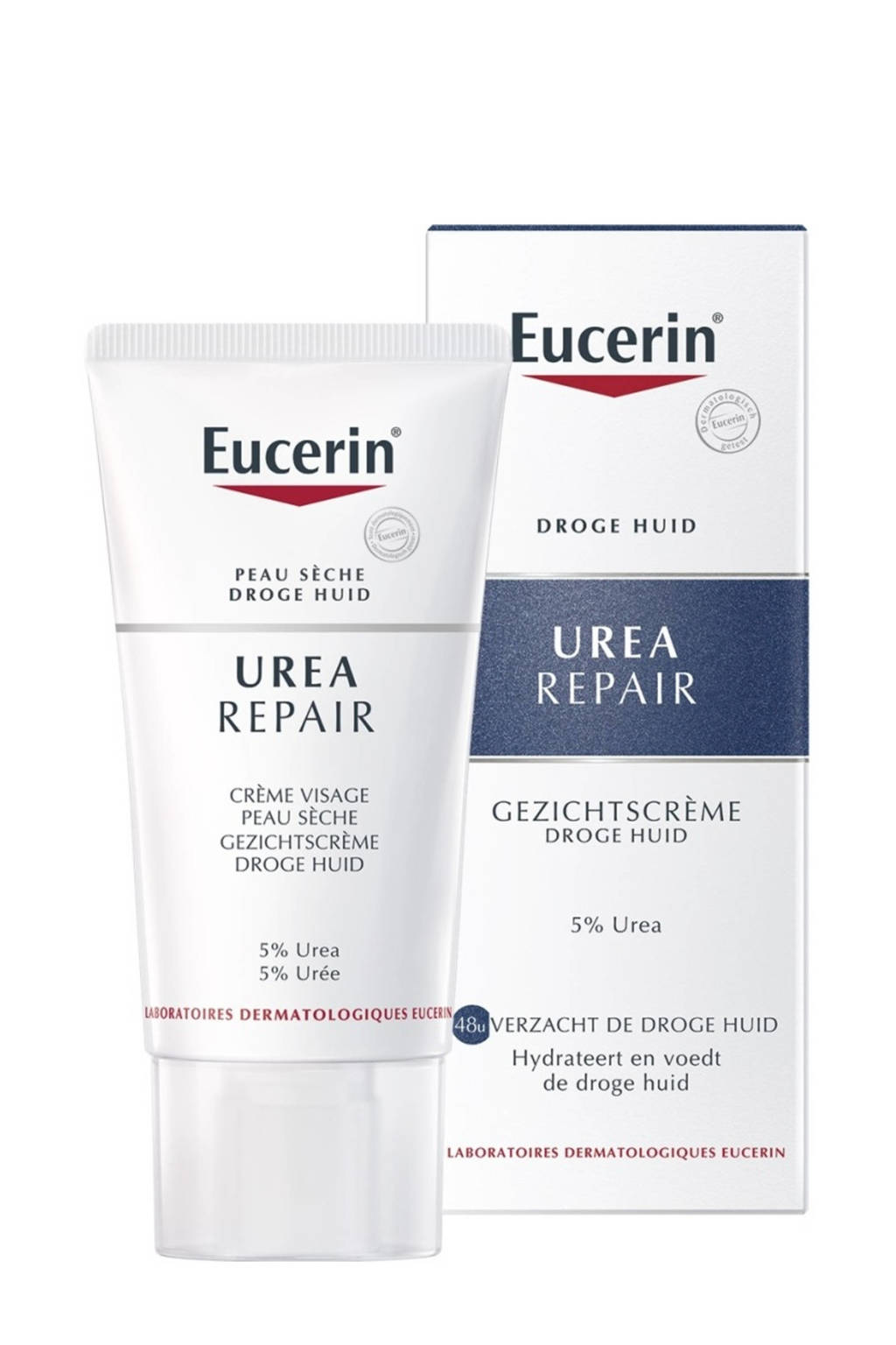Eucerin Repair 5% urea gezichtscrème