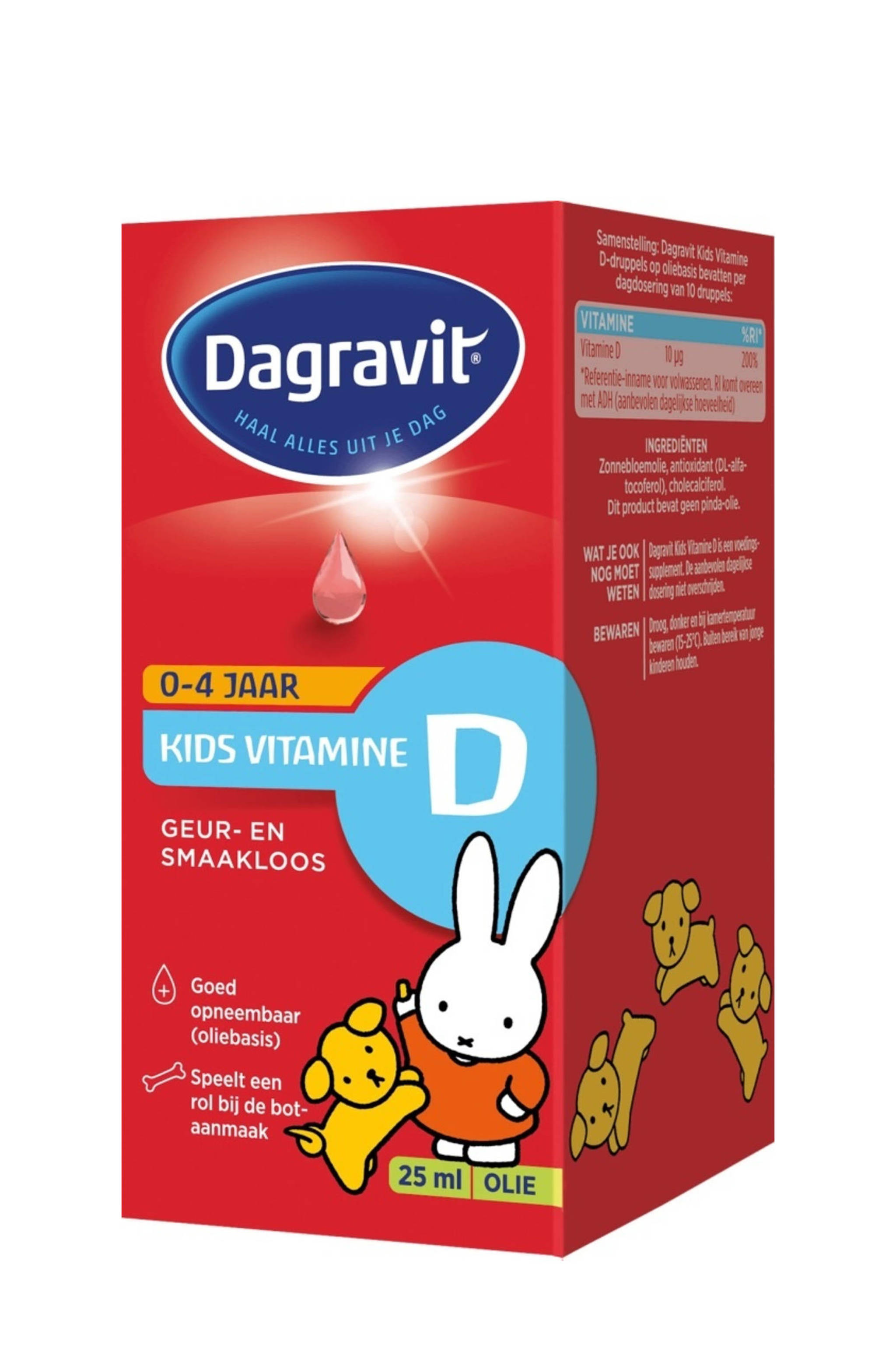 Ja Wat is er mis Achtervolging Dagravit Kids Vitamine D druppels - 25 ml | wehkamp