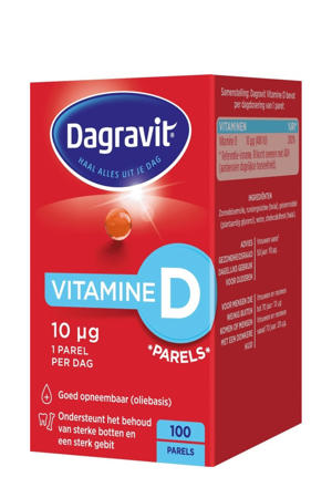 Vitamine D parels - 100 parels