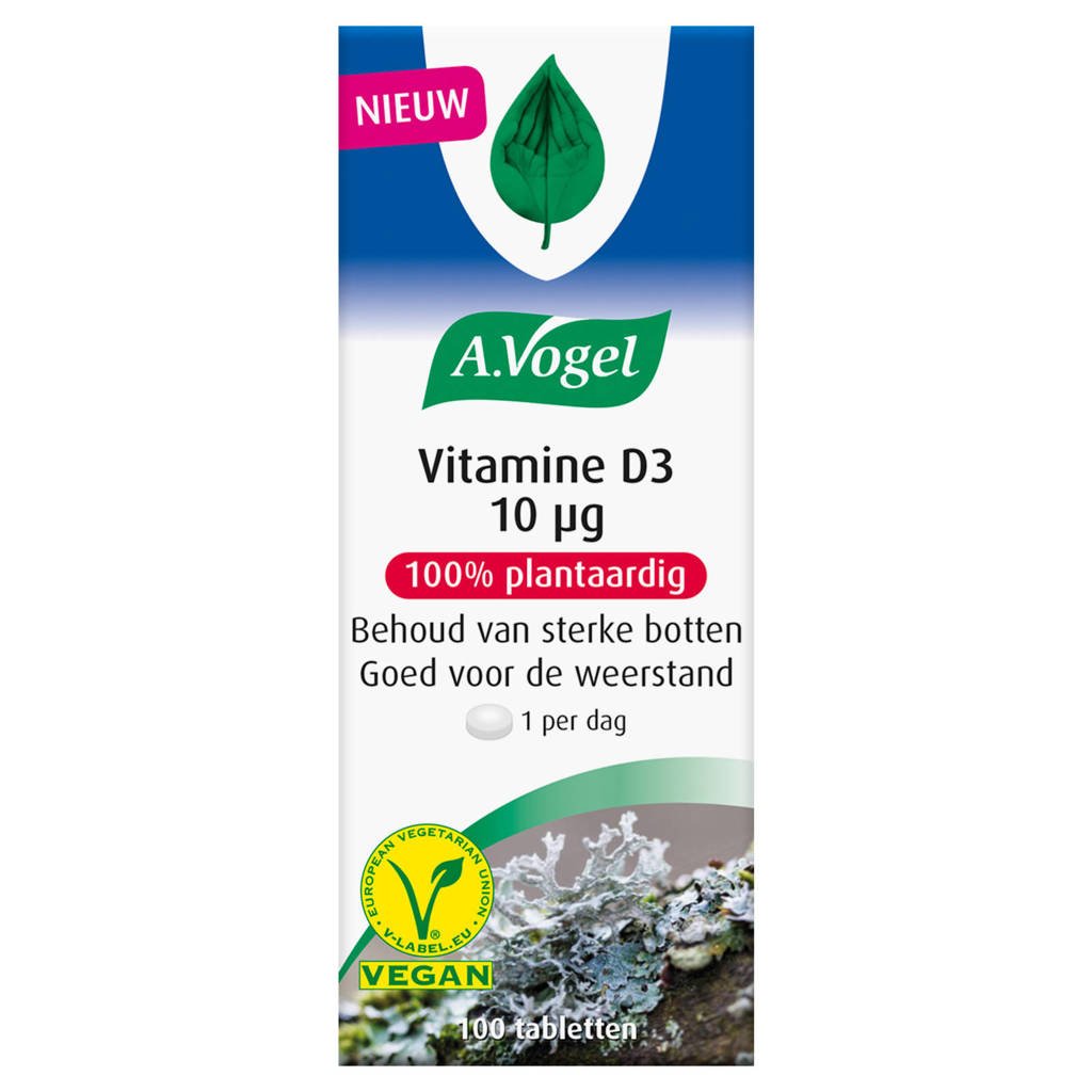 A.Vogel Vitamine D3 10 microgram - 100 stuks