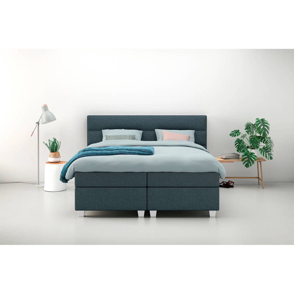 Karlsson Beter Bed complete boxspring Autentik Lina (180x210 cm), Antraciet