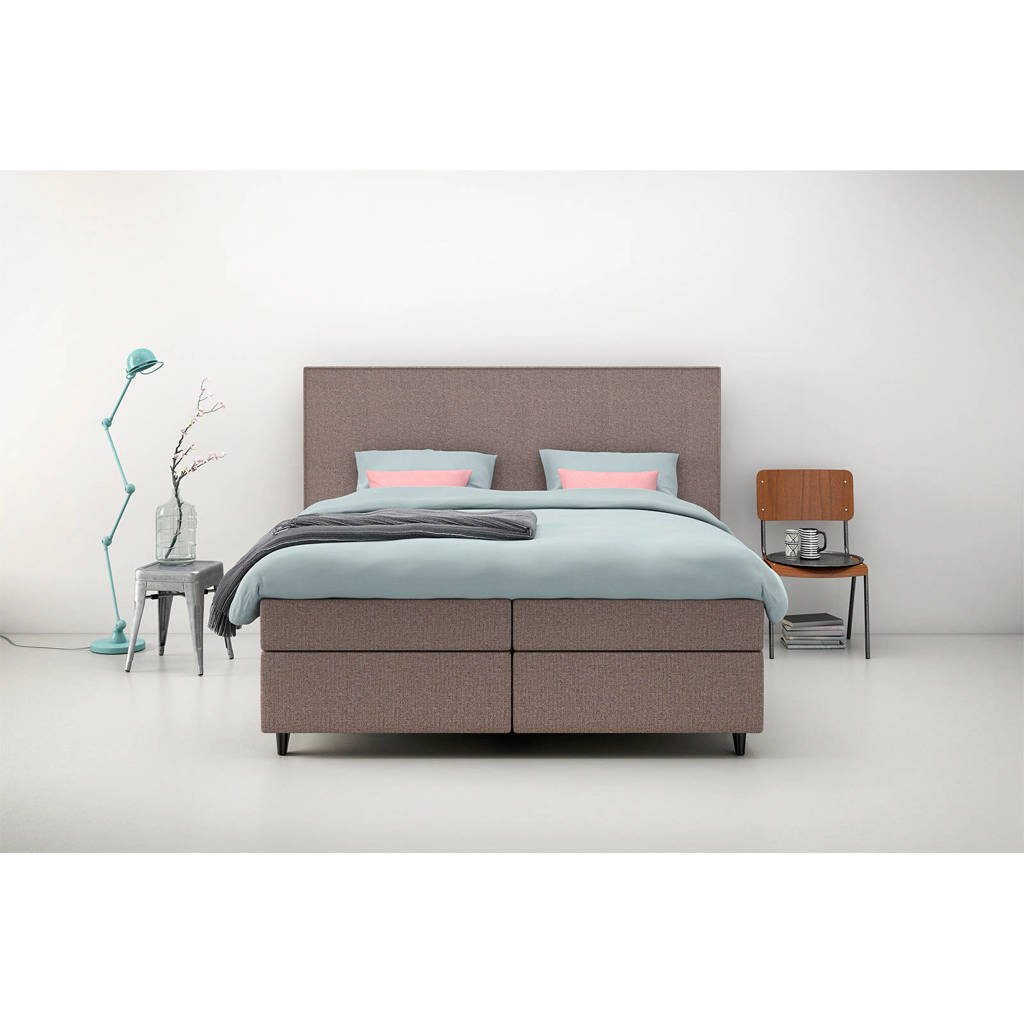 Karlsson Beter Bed complete boxspring Unik Lista (140x200 cm), Grijs