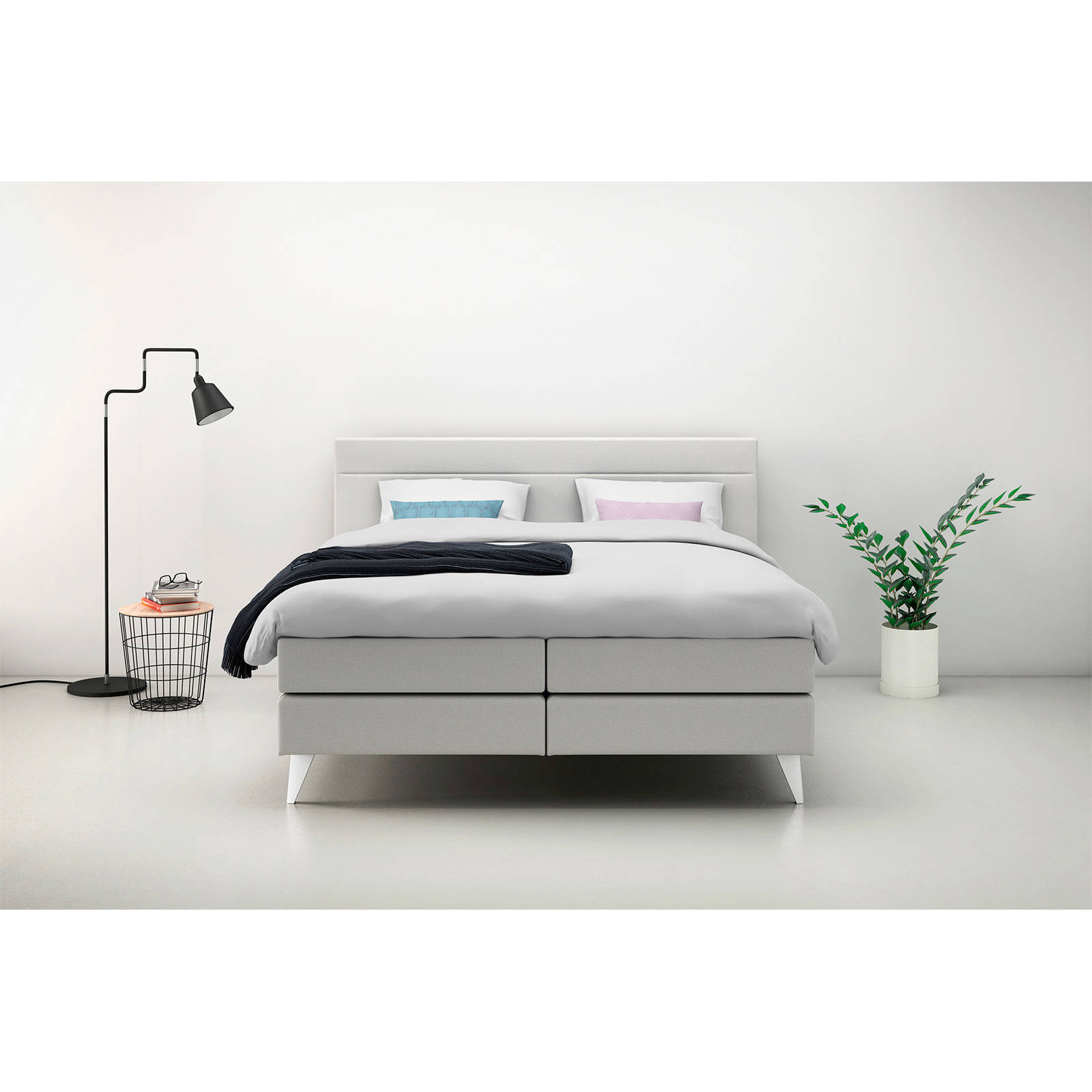 Karlsson Beter Bed complete boxspring Attraktiv Kvinna 140x200 cm