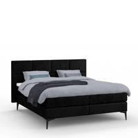 Karlsson Beter Bed complete boxspring Attraktiv Trendik (140x200 cm), Black