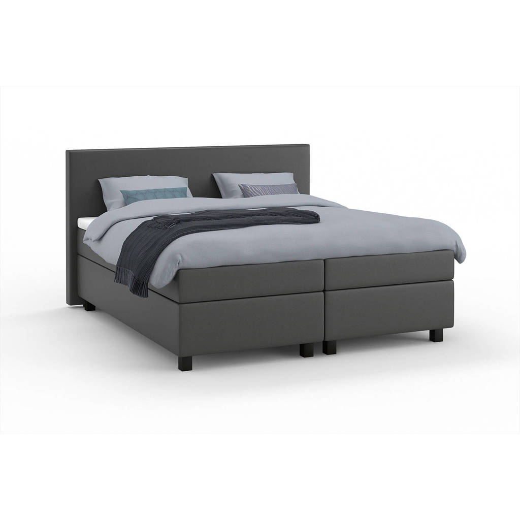 Karlsson Beter Bed complete boxspring Autentik Tunn (160x200 cm), Anthracite