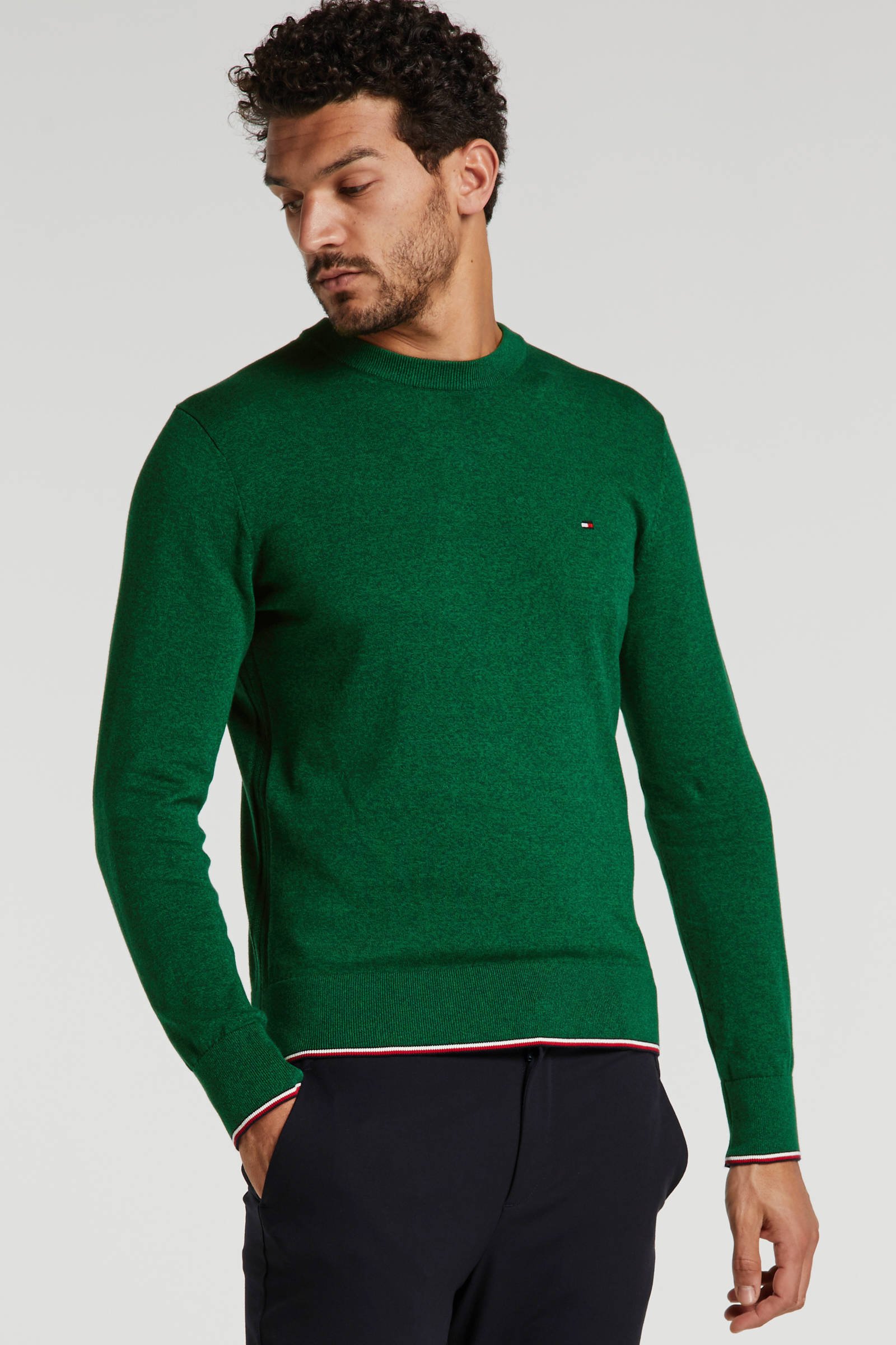 groene tommy hilfiger trui