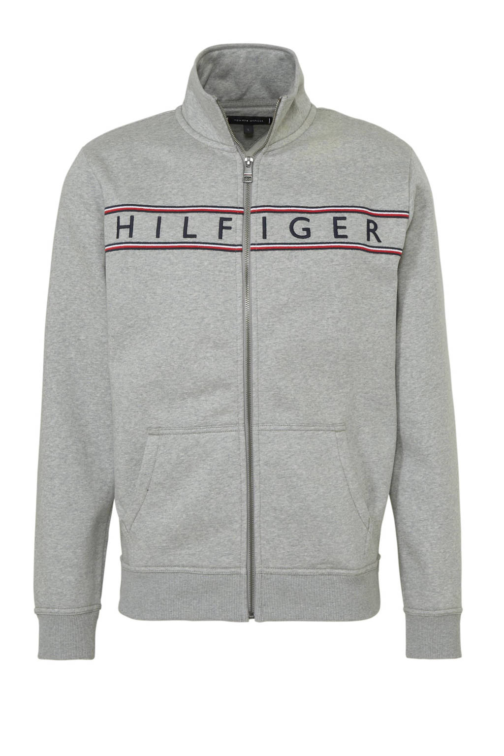 Betere Tommy Hilfiger gemêleerd vest grijs | wehkamp KE-28