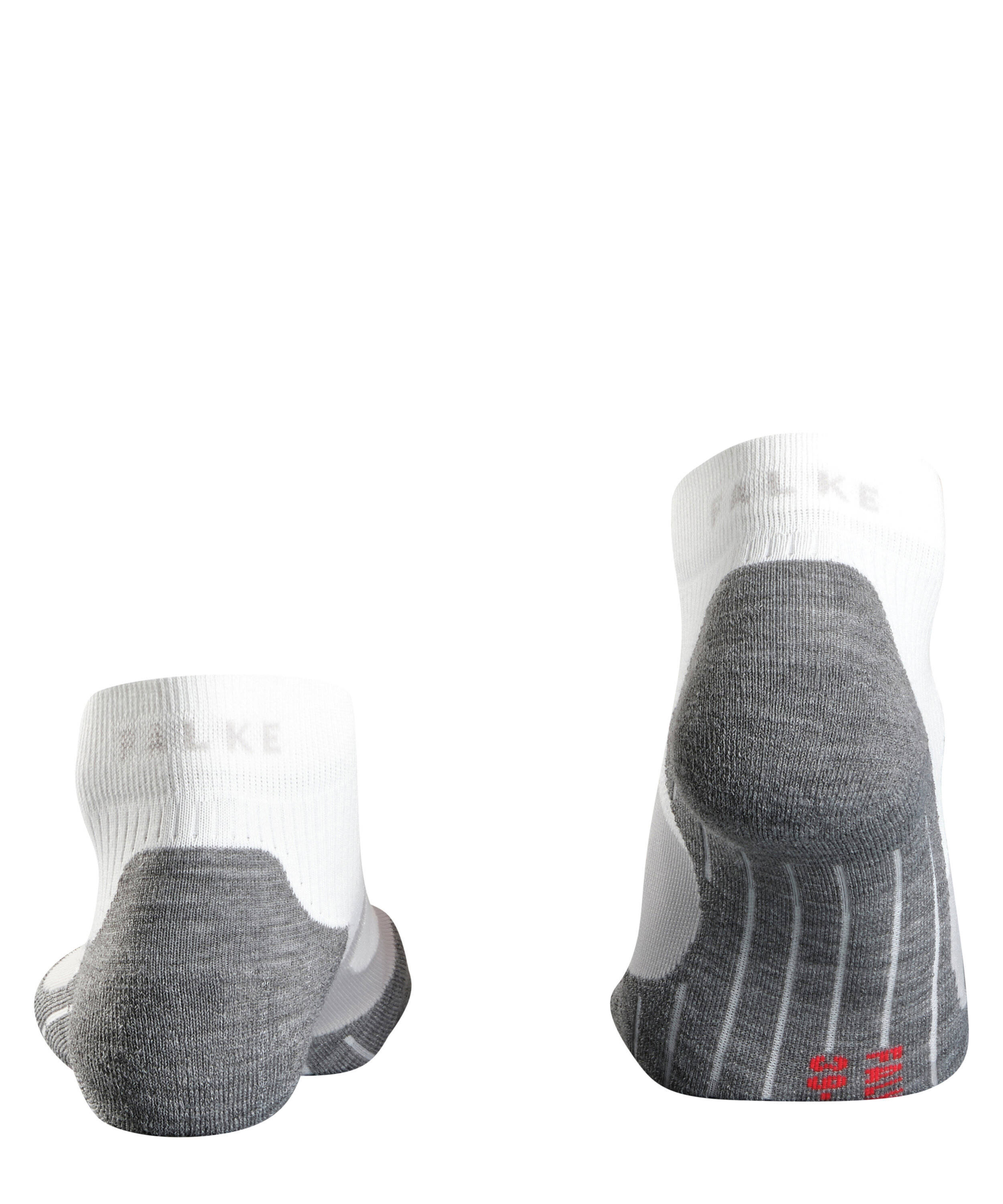 FALKE Heren Hardloopsokken RU4 Light Performance Short M Sso lyocell functioneel materiaal anti-blaar 1 paar, Wit White-Mix 2020, 39-41