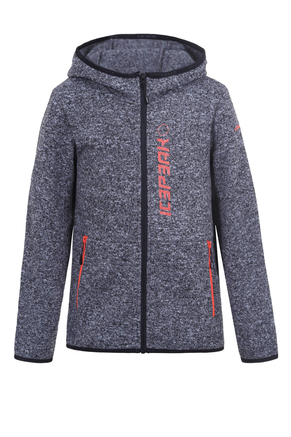 Icepeak fleecevest Krum Jr. grijs, Lead-Grey