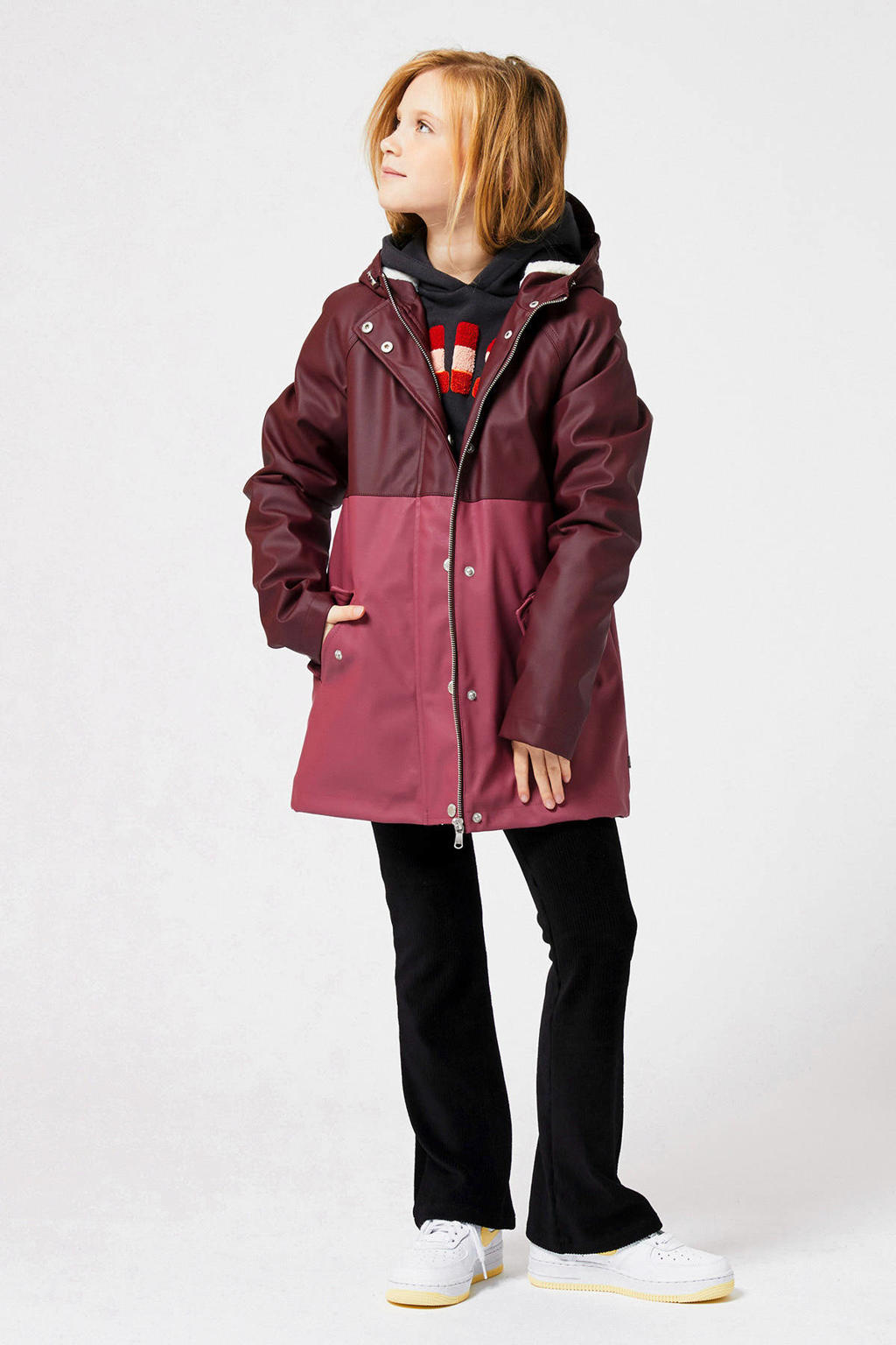 America Today unisex regenjas rood Janet