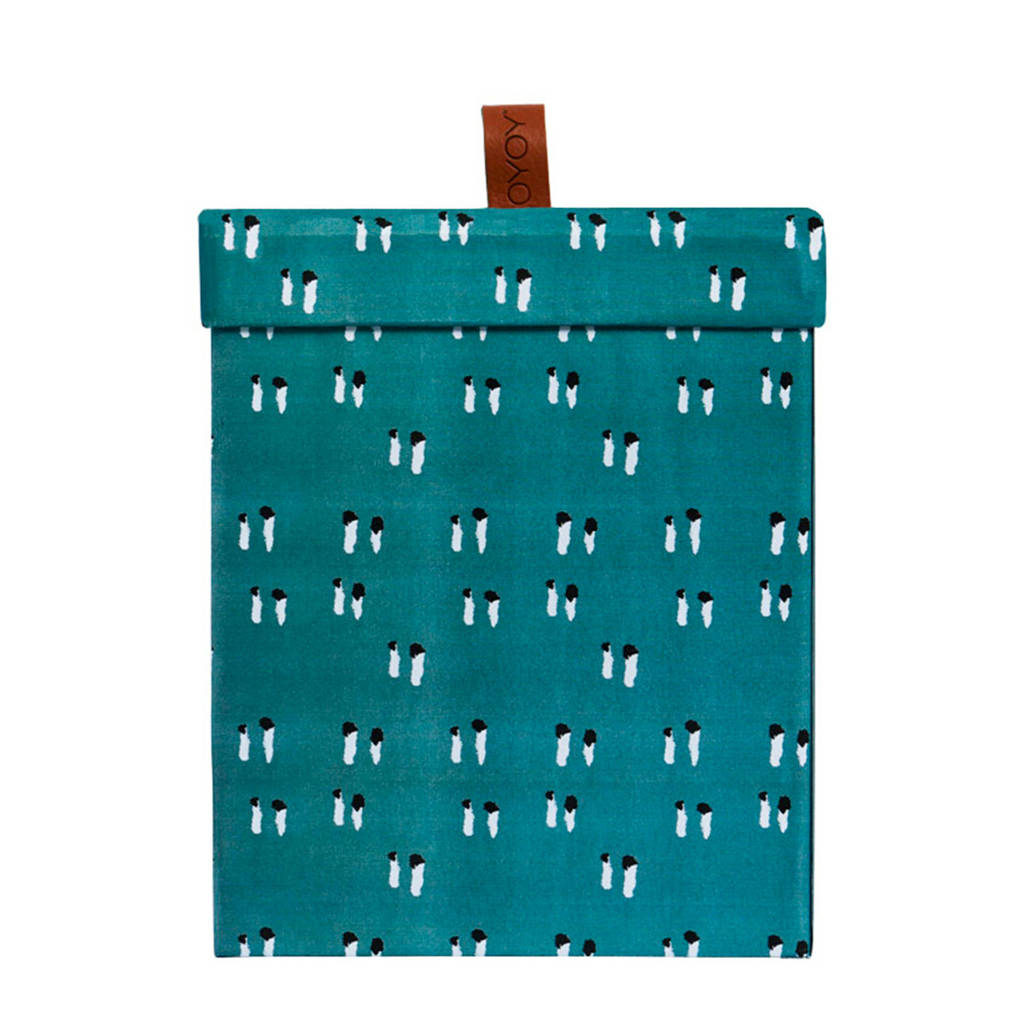 OYOY Living opbergbox, Blauw/groen