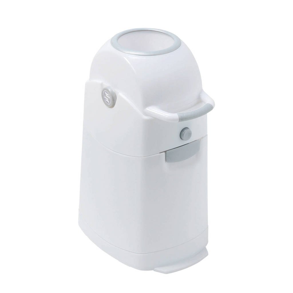 Diaper Champ Classic reukloze luieremmer regular, White-Silver