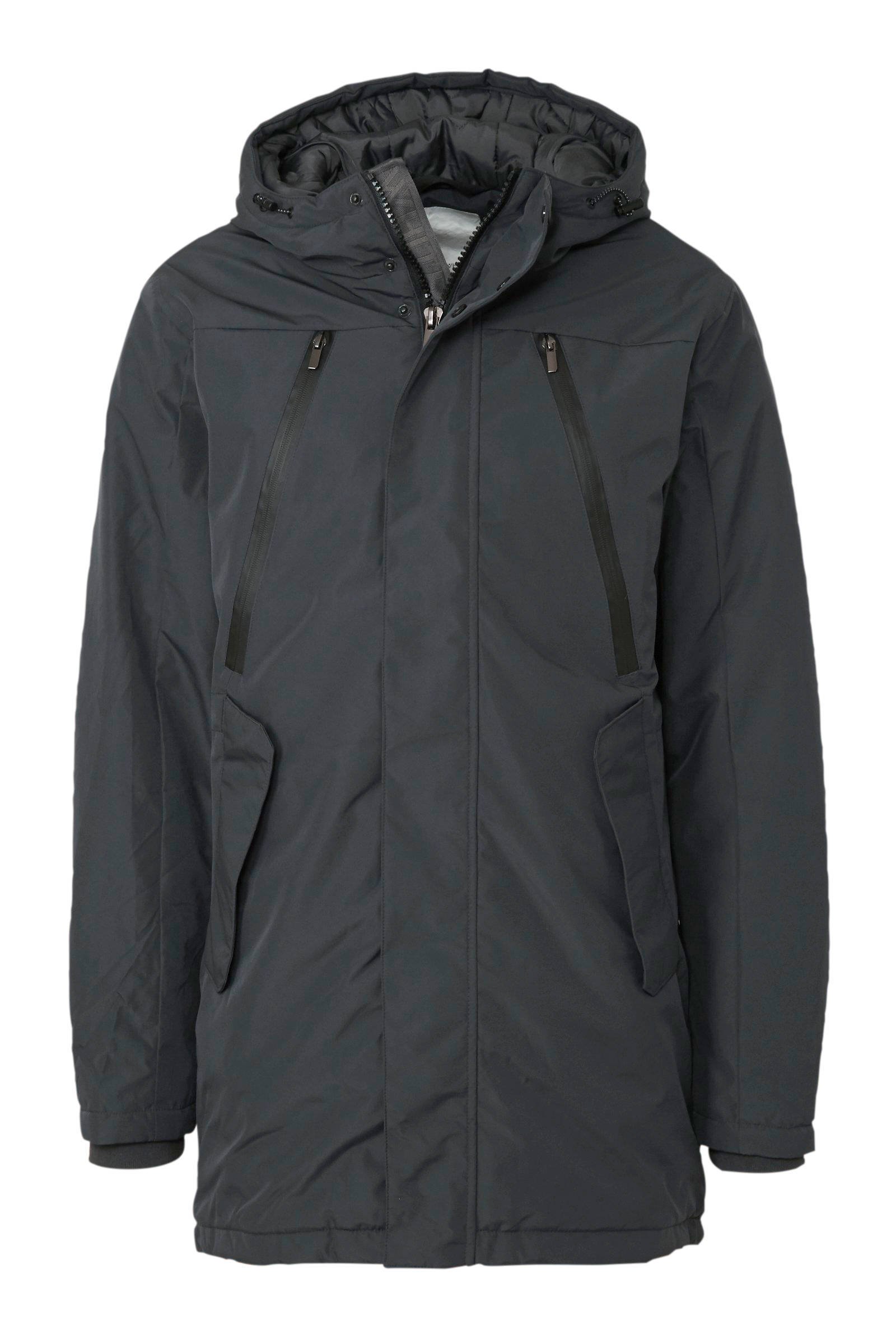 Purewhite parka antraciet | wehkamp Purewhite jas | wehkamp