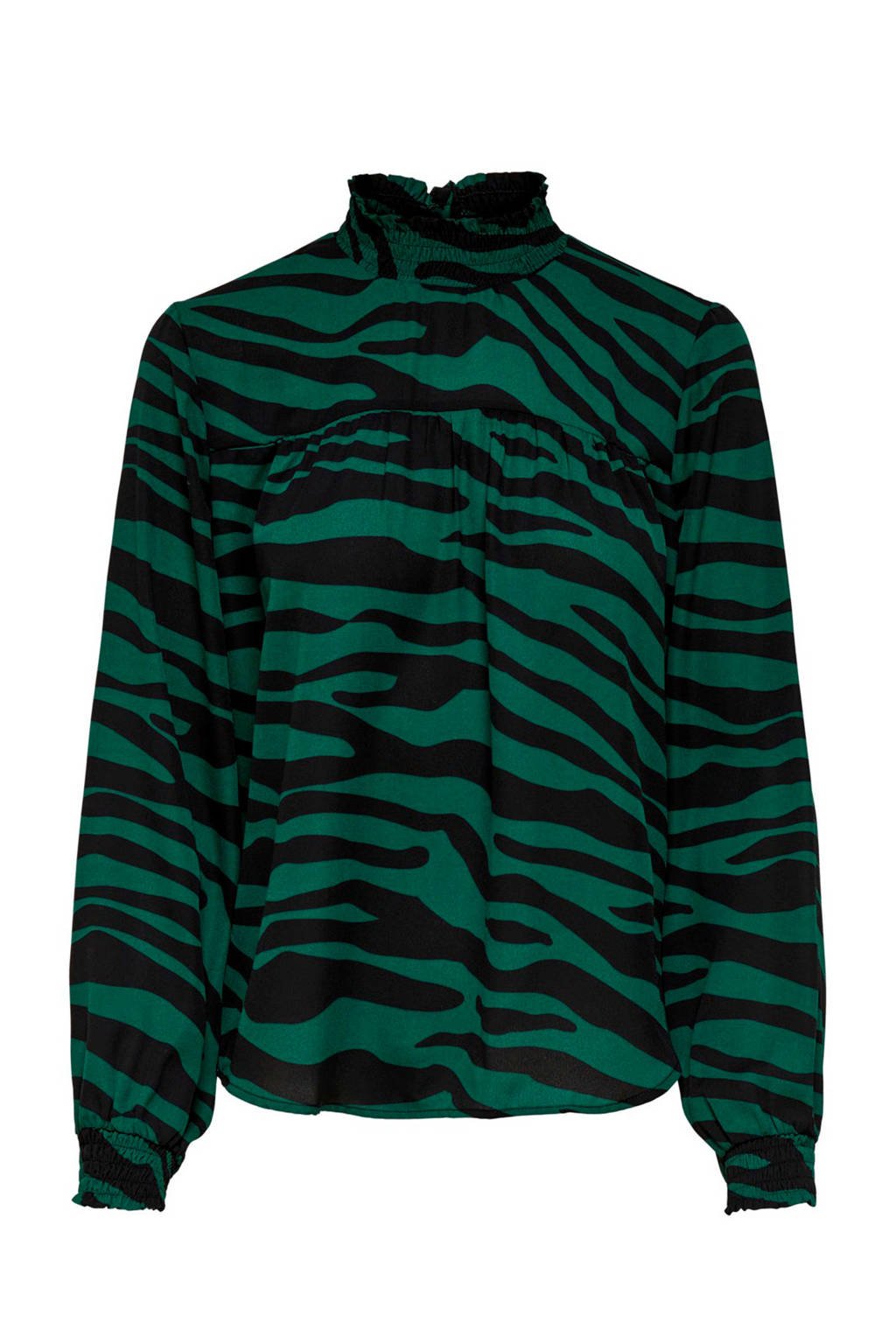 JACQUELINE DE YONG top met all over print groen, Groen