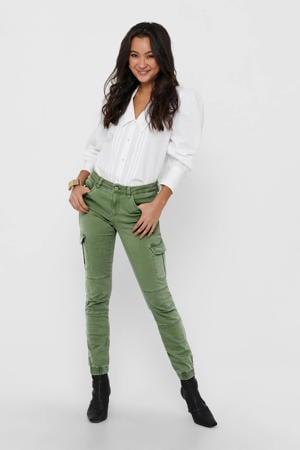 skinny cargobroek ONLMISSOURI groen