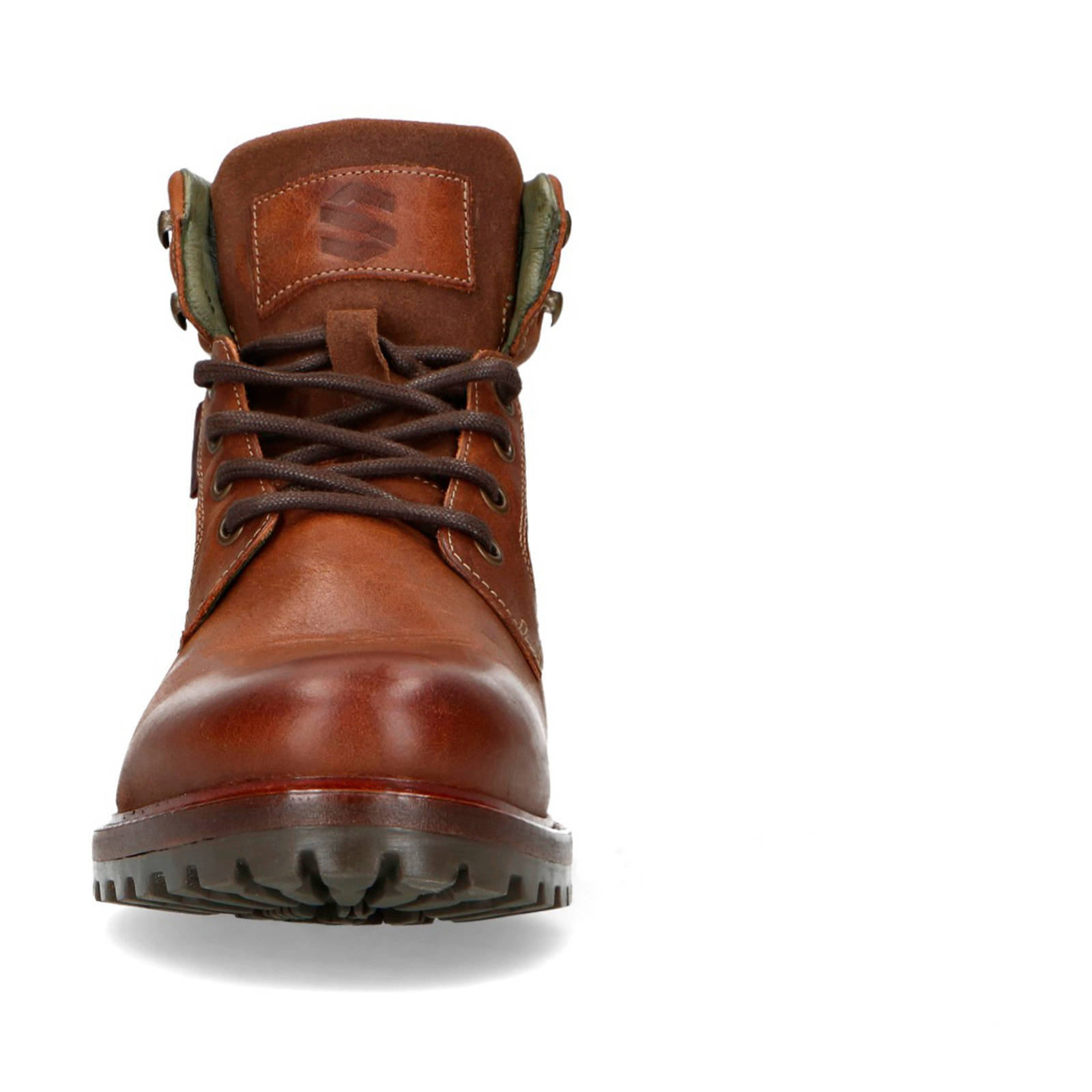 Sacha leren veterboots cognac | wehkamp Sacha leren veterboots cognac | wehkamp