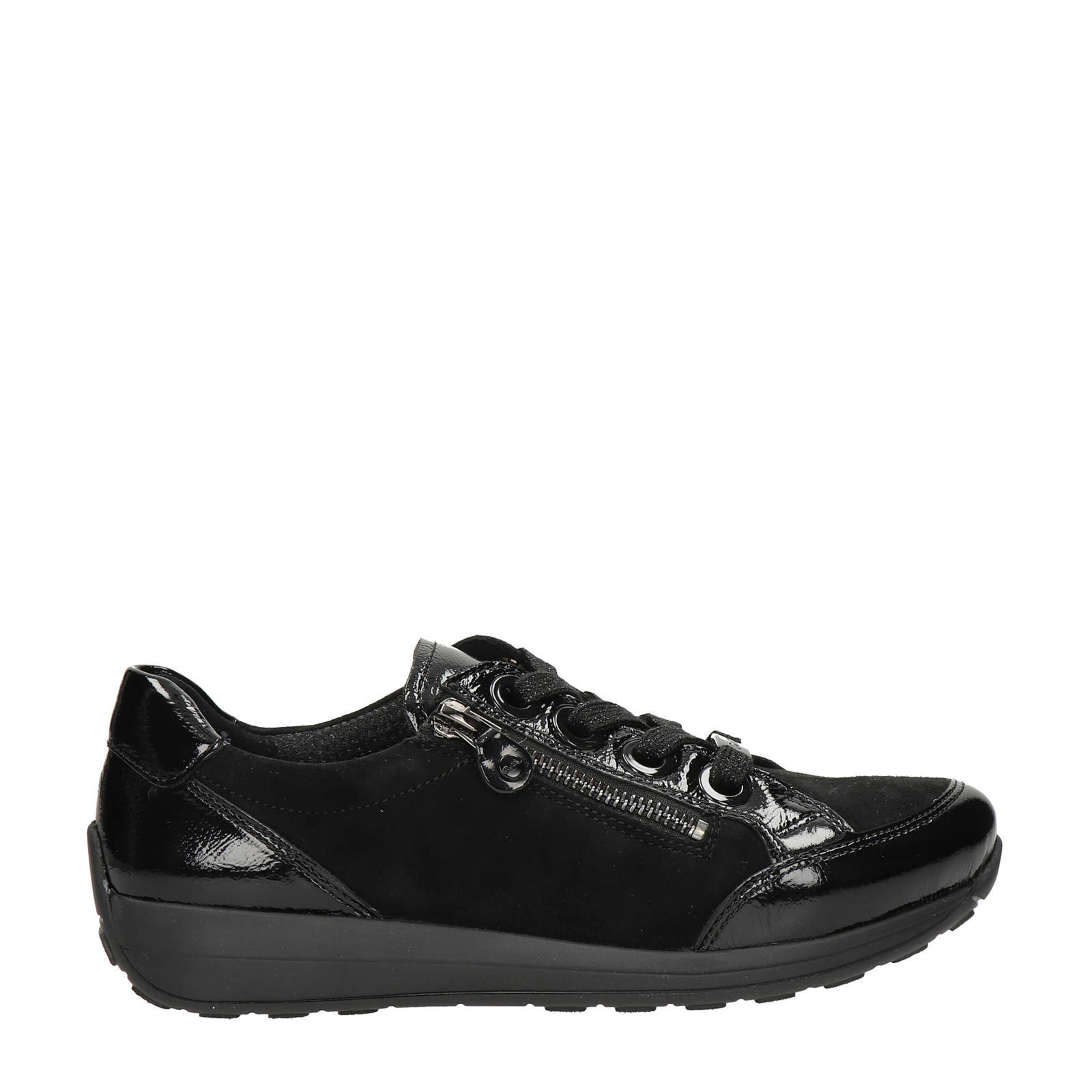 Ara Osaka High Soft comfort leren veterschoenen zwart | wehkamp