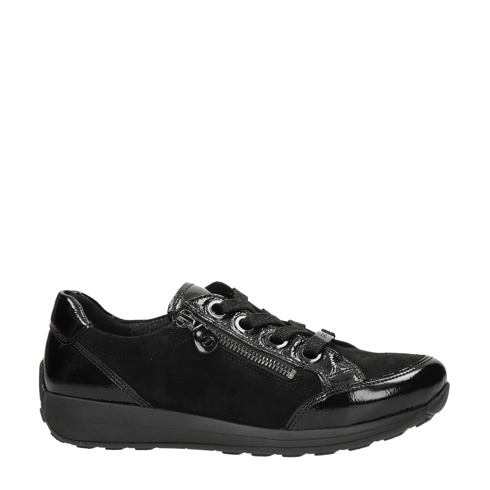 Ara Osaka High Soft comfort leren veterschoenen zwart | wehkamp