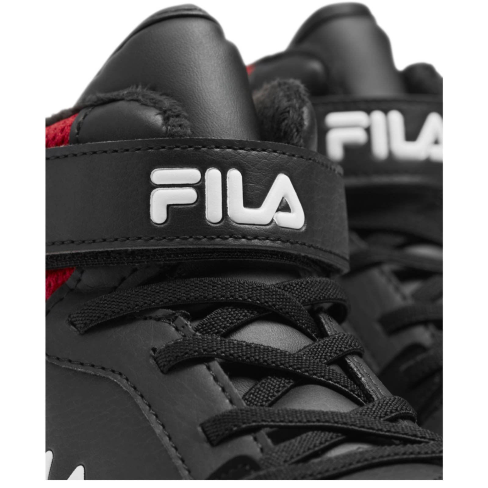 Fila hoge sneakers zwart rood wehkamp