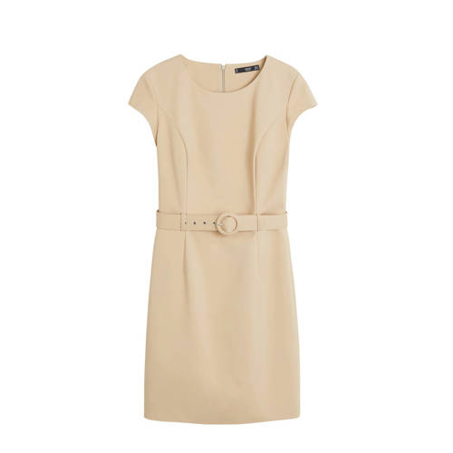 Mango jurk lichtbeige Mango jurk lichtbeige