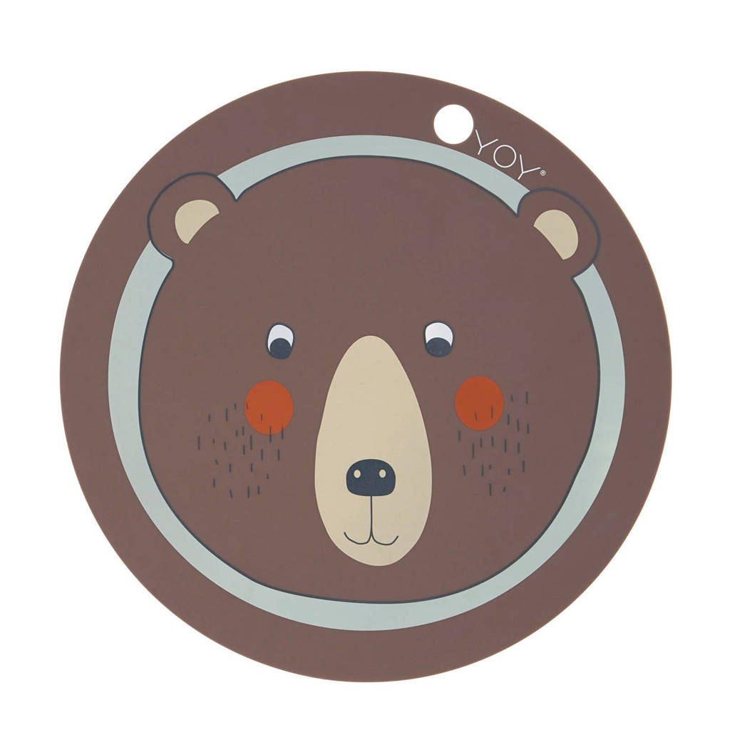 OYOY Mini placemat (Ø39 cm), Bruin