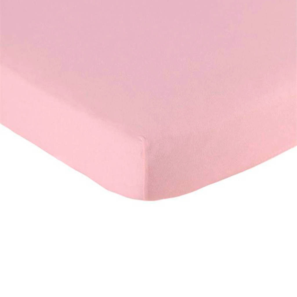 Briljant Baby katoenen jersey baby hoeslaken 60x120 cm, Roze
