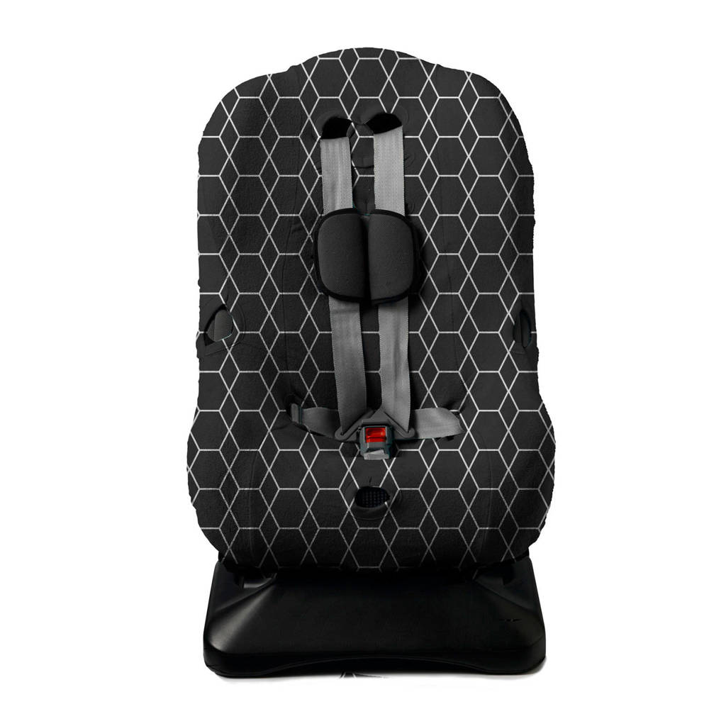 Briljant Baby autostoelhoes 1+ interlock zwart, Zwart