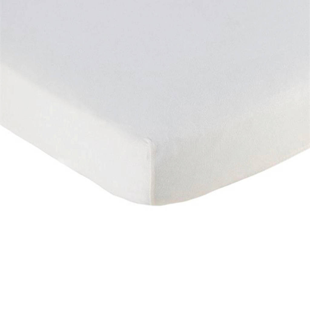 Briljant Baby stretch molton hoeslaken 60x120 cm, Wit