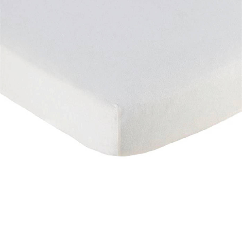 Briljant Baby geweven molton hoeslaken 60x120 cm, Wit