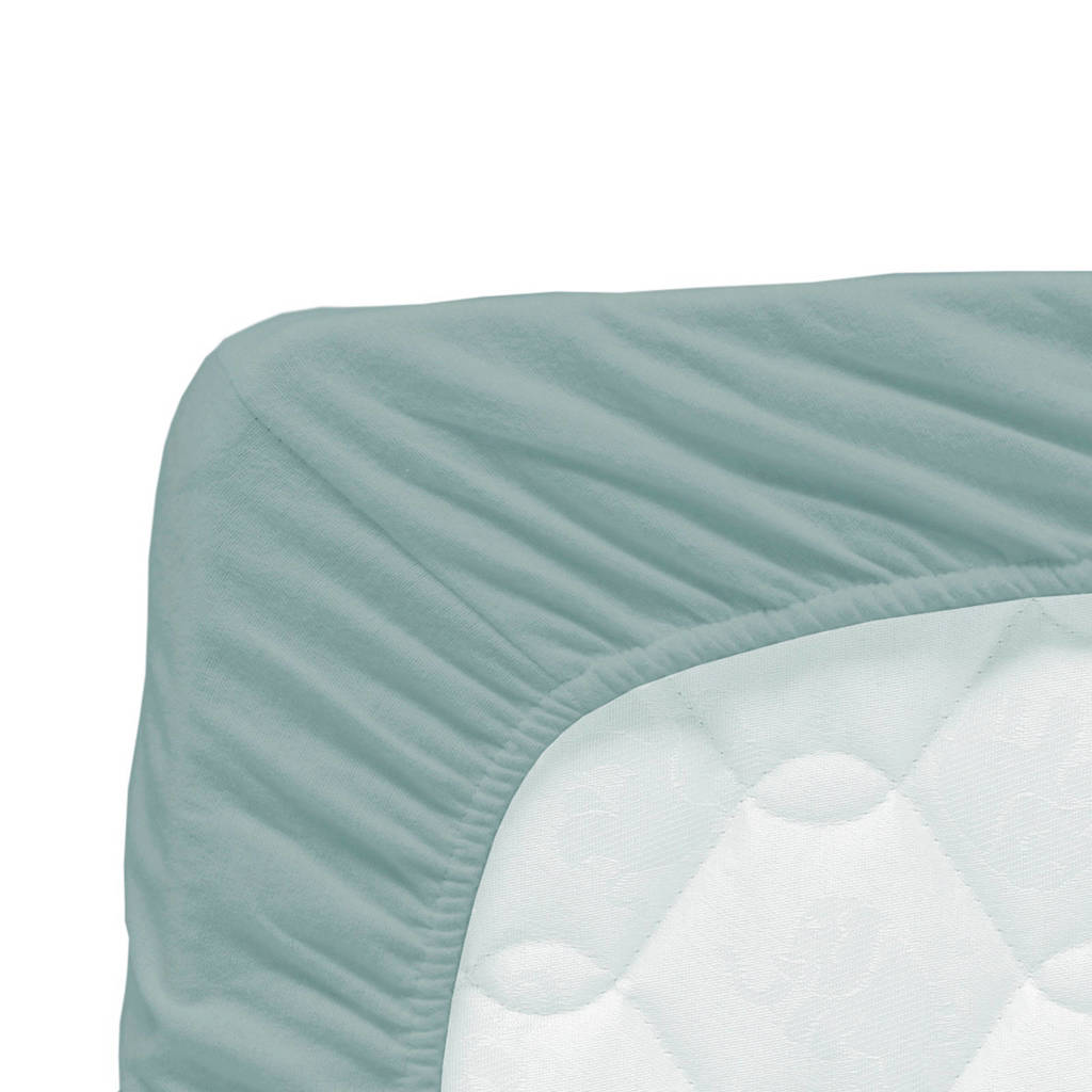 Briljant Baby katoenen jersey baby hoeslaken 60x120 cm Stonegreen