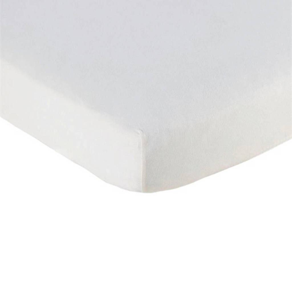 Briljant Baby katoenen jersey hoeslaken 70x140 cm Wit