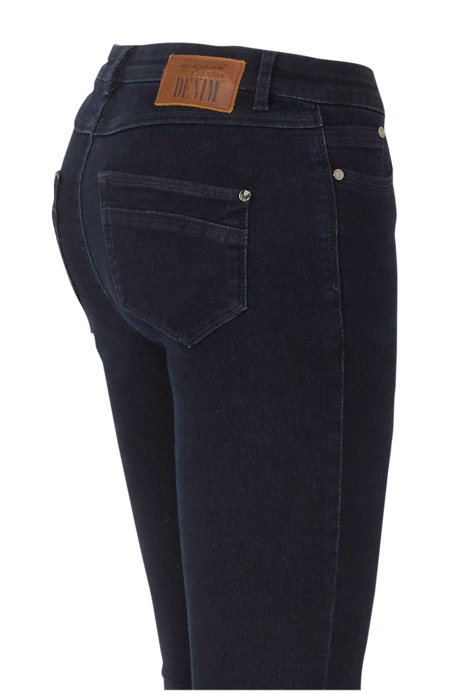 NickJean skinny jeans blauw | wehkamp