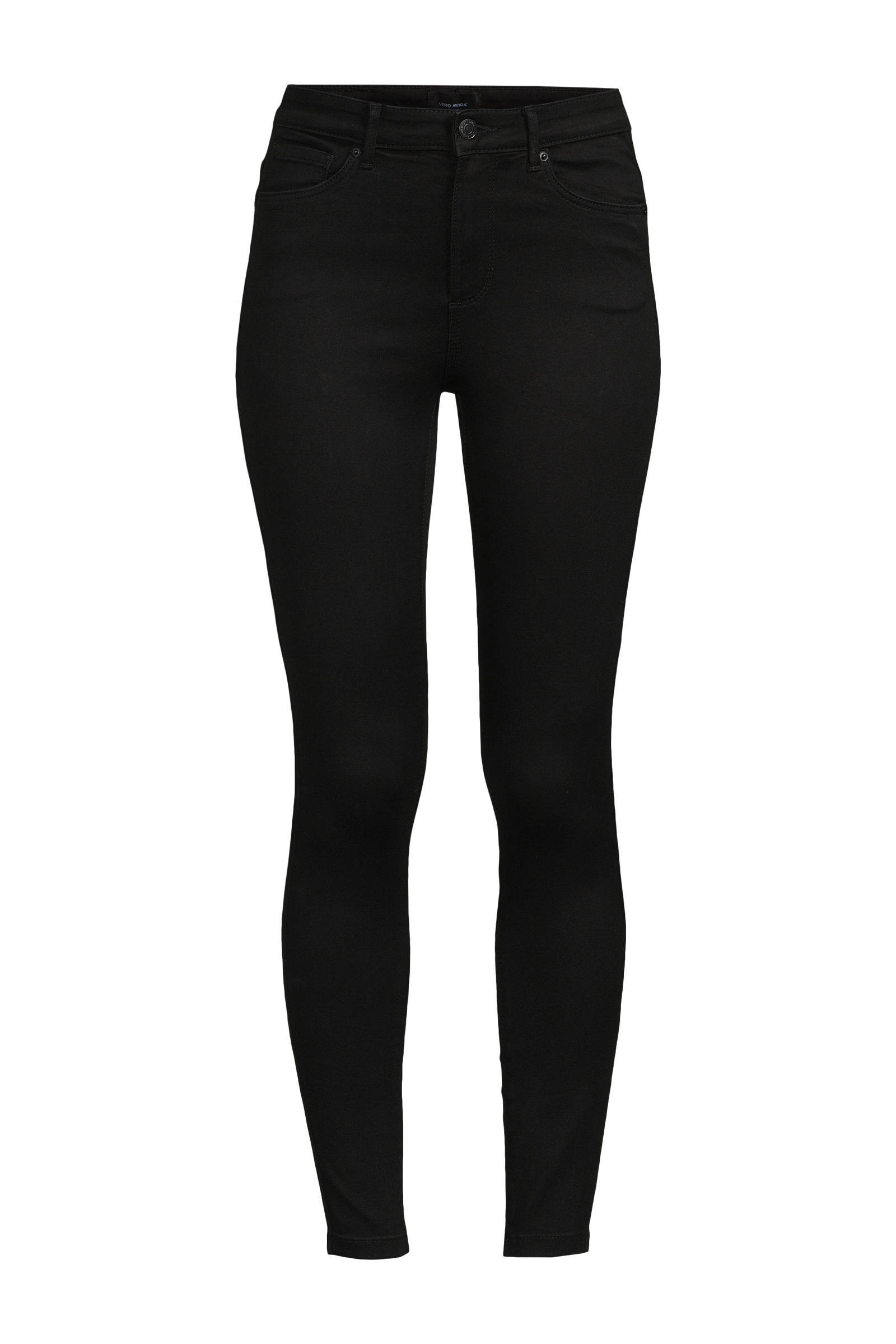 VERO MODA high waist skinny jeans VMSOPHIA black online kopen