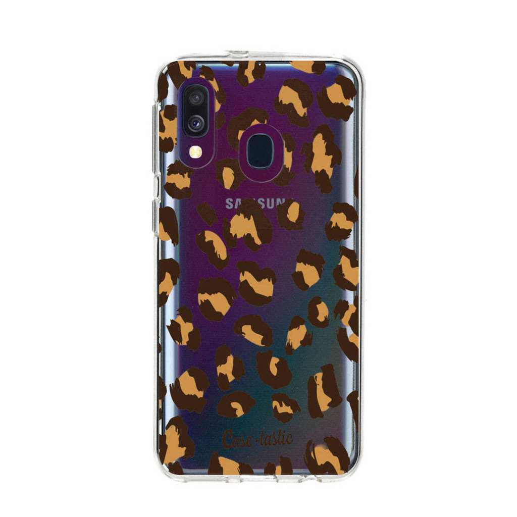 Casetastic Samsung Galaxy A 40 (2019) backcover, Bruin, transparant