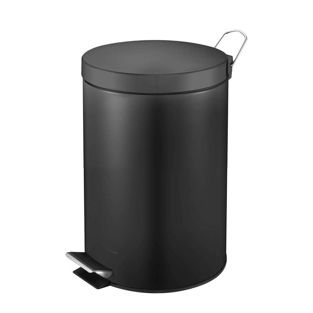 V-part 20 liter prullenbak, Zwart