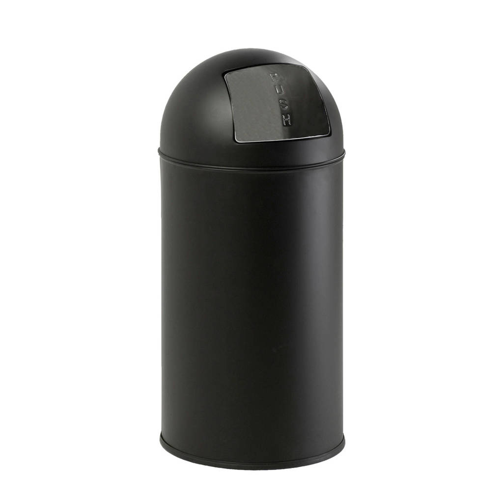 EKO 40 liter prullenbak, Mat zwart