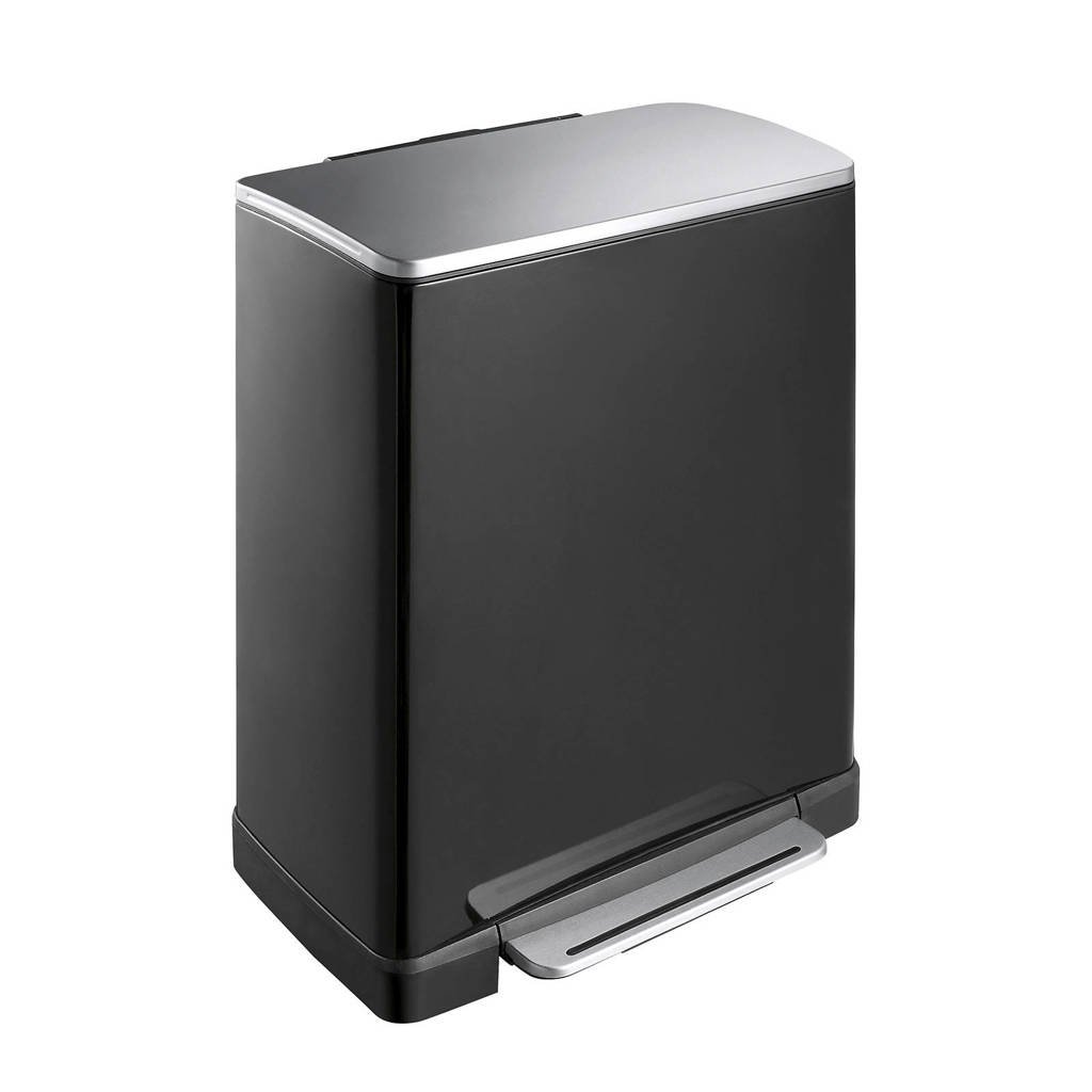 EKO E-Cube 50 liter pedaalemmer, Zwart